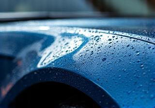 Car with a ceramic coating applied