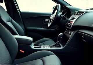 Clean car interior with vacuum